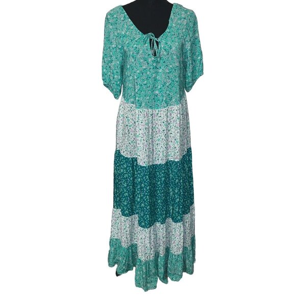 zara green tiered dress zara linen blend tiered dress Archives